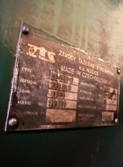 ZTS SMERAL LE 400 C eccentric press view 3